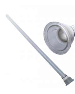 UvC Xclear Quarzglas Ø31mm - L = 920mm (130W Edelstahl)
