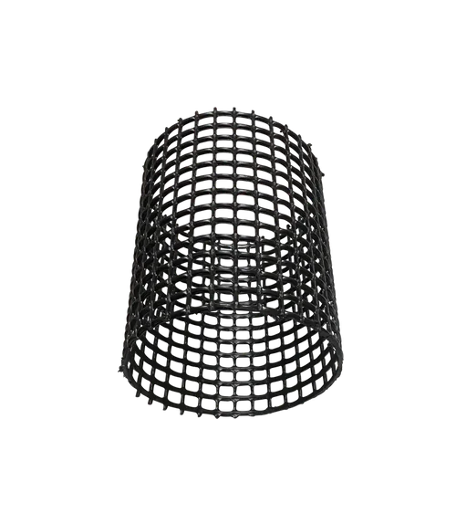 Tube à grille Ø 160mm x Longeur 1000mm (noir)