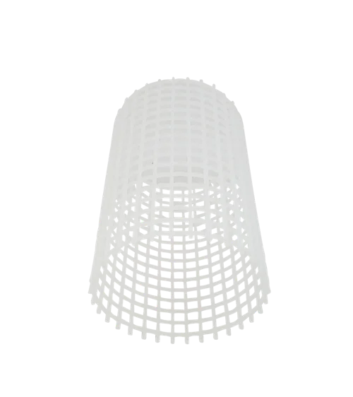 Tube à grille Ø 160mm x Longeur 1000mm (blanc)