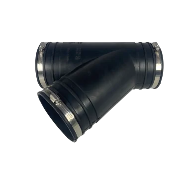 Pièce en Y en EPDM souple 125mm